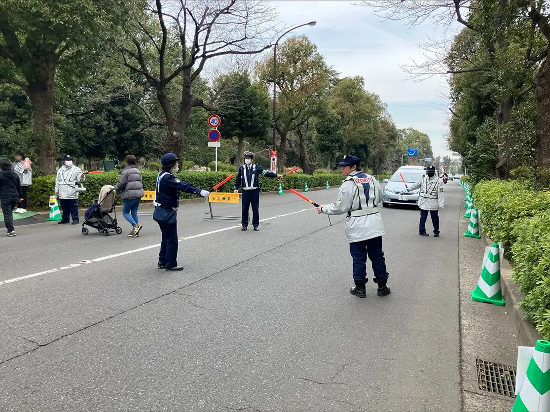 練馬こぶしハーフマラソン2024警備